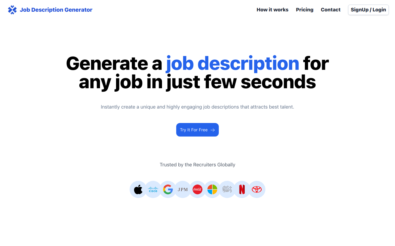 job description generator