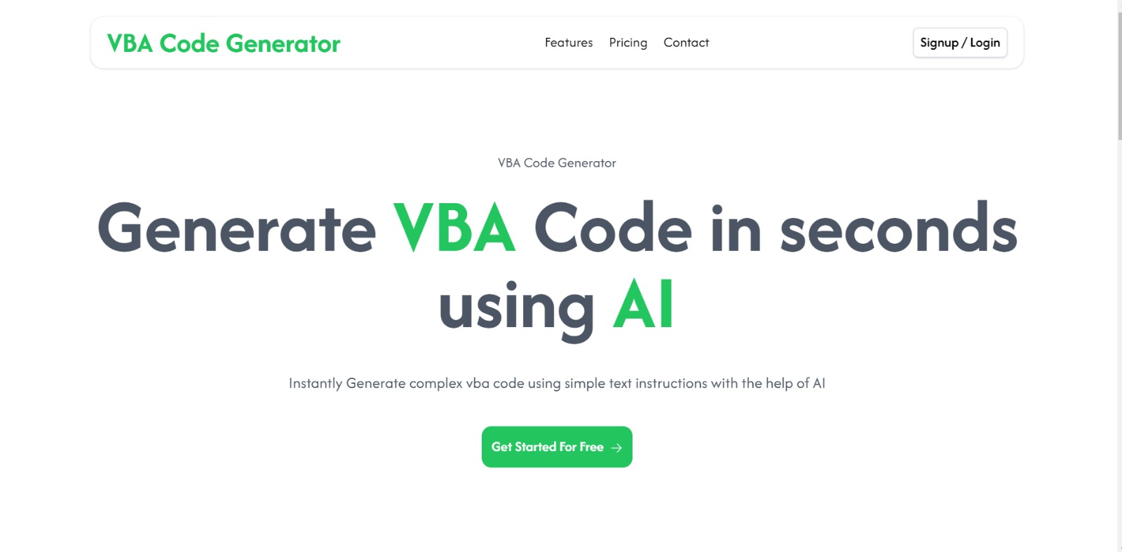 vba code generator